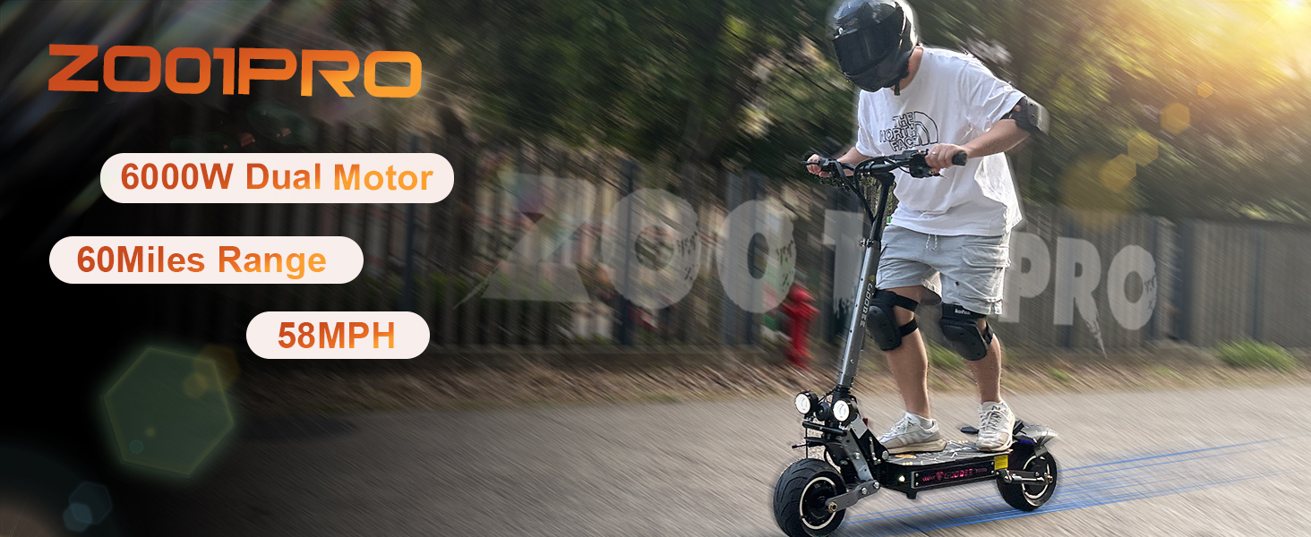 Amazon.com: ZonDoo ZO01 Plus Electric Scooter Adults 55MPH 60Miles